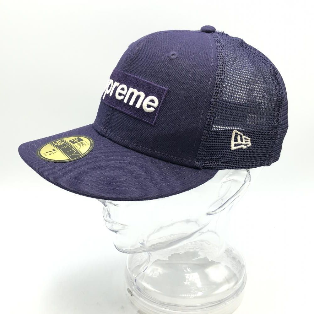 中古】Supreme 24SS Box Logo Mesh Back New Era パープル