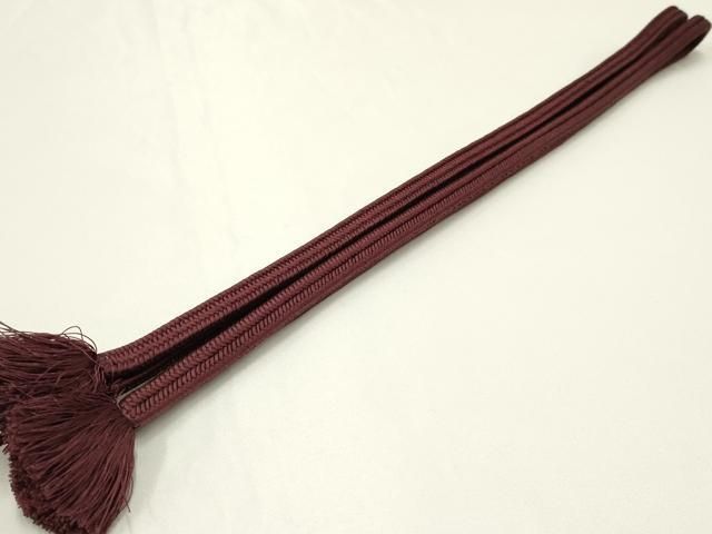 平和屋着物 上 有職組紐道明 帯締め 冠組 深緋色 宮内庁御用 国立博物館御用 東京芸術大学御用 AABA9977ay