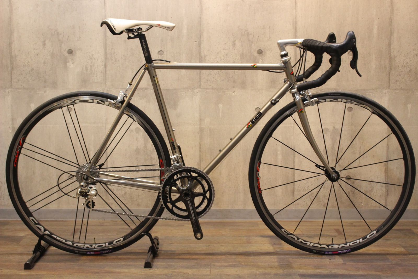 チネリ CINELLI スーパーコルサ SUPERCORSA 52サイズ カンパニョーロ ケンタウル 10s クロモリ ロードバイク 名古屋店