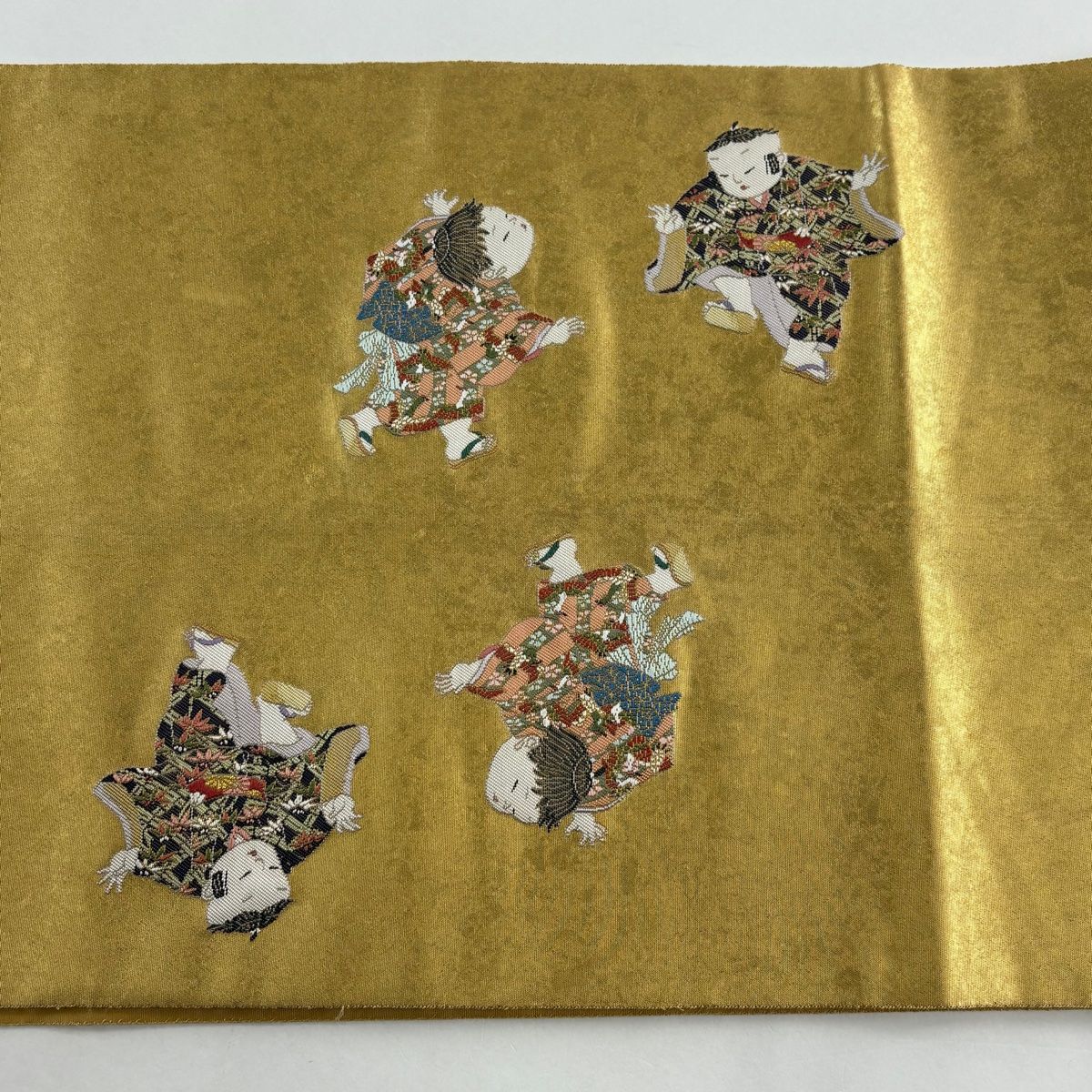 袋帯 美品 逸品 じゅらく 落款あり 山色新 横山大観 富士山 松