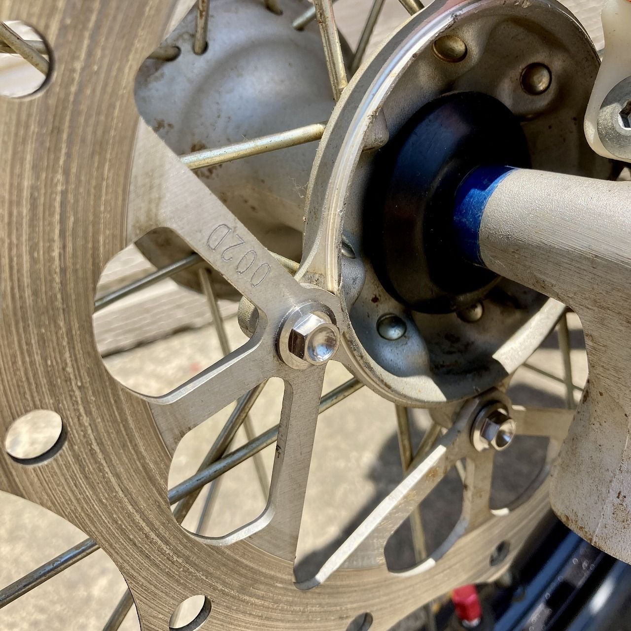 CRF150R用前後ホイール ステンレス製ブレーキディスク付き CRF150R用前後ホイール ステンレス製ブレーキディスク付き