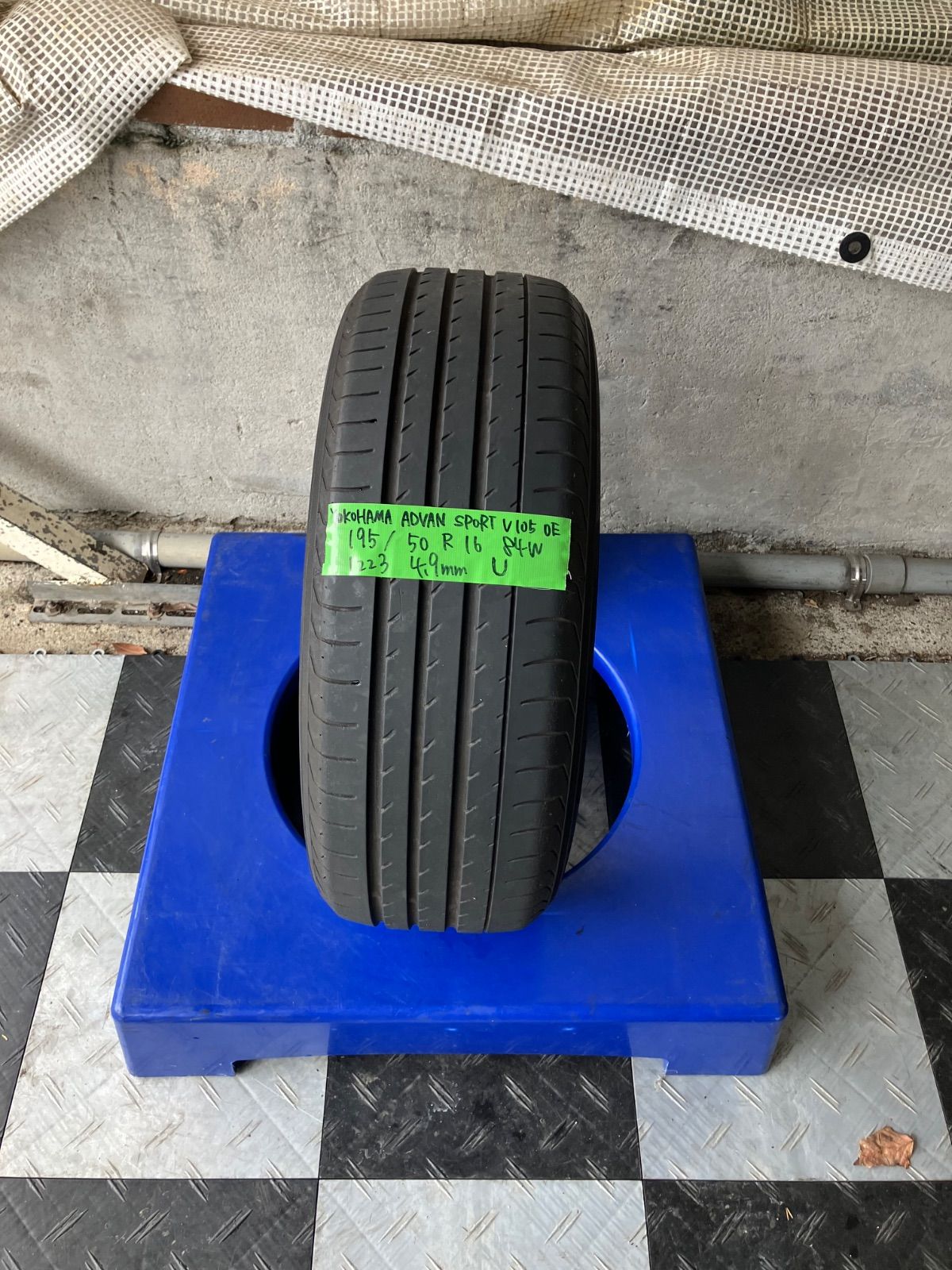 み 195 50R16 84W 製 YOKOHAMA ADVAN SPORT V105 OE ヨコハマ アドバンスポーツ V105 タイヤ1本