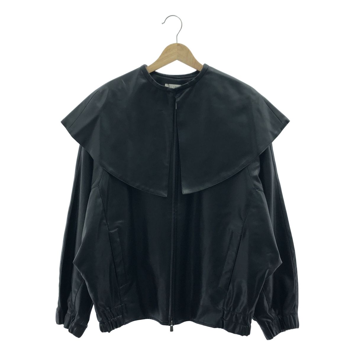 新品】 LOHEN / ローヘン | ビックカラー 2way エコレザー ブルゾン