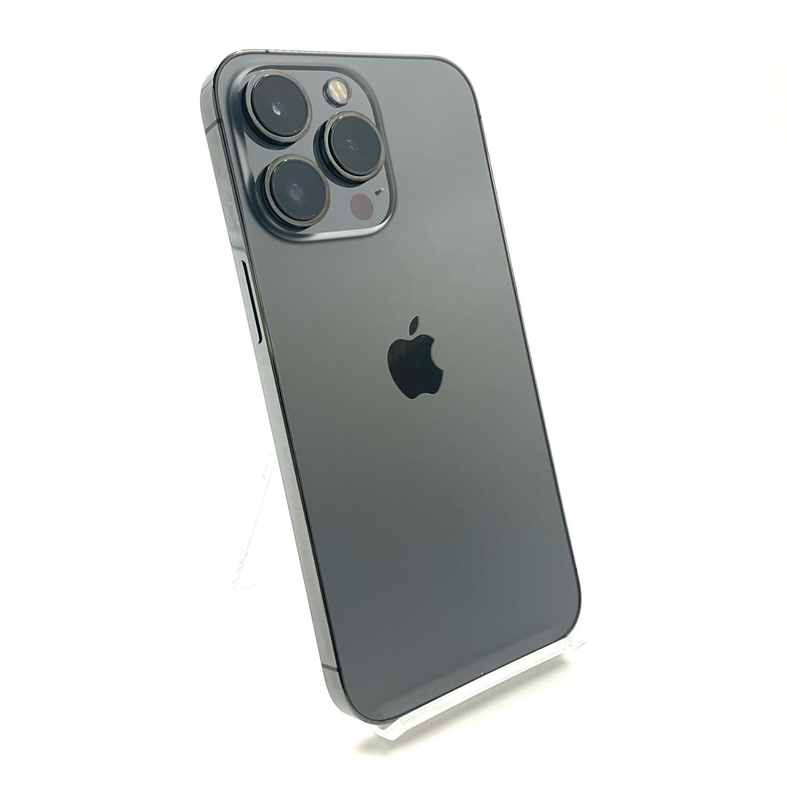 全額返金保証 最速発送 Apple iPhone 13 Pro 256GB グラファイト Softbank 白ロム 動作 済 83%