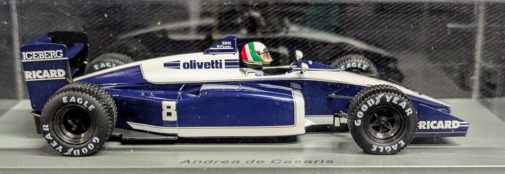  MINIMAX 1 43 Spark model Brabham BT 56 No.8 3 rd Belgian GP 1987 Andrea de Cesaris S 7107 自動車 模型 プラモデル