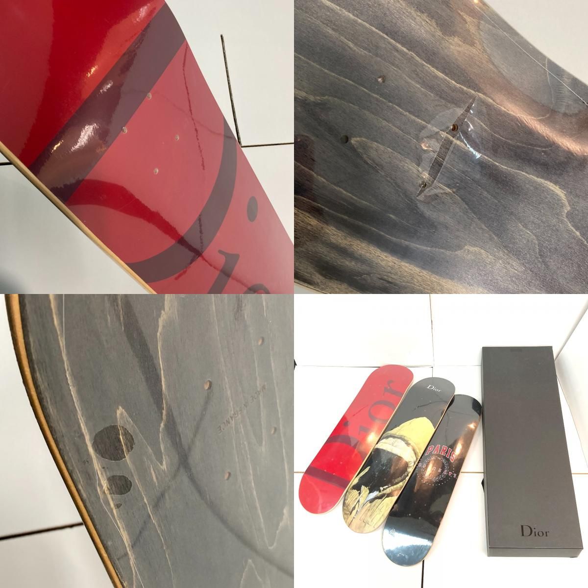 ディオール DIOR SKATEBOARD DECK 3 スケートボード デッキ - メルカリ 