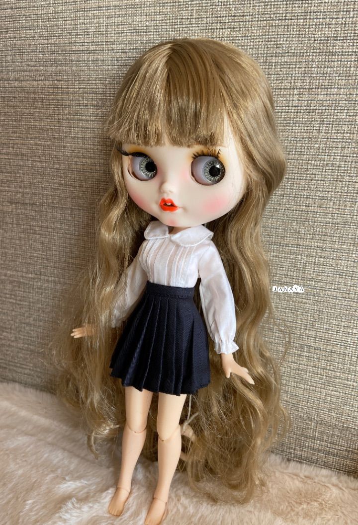 JANAYA ハンドメイド　blytheブライス服　プリーツスカート　翌日発送