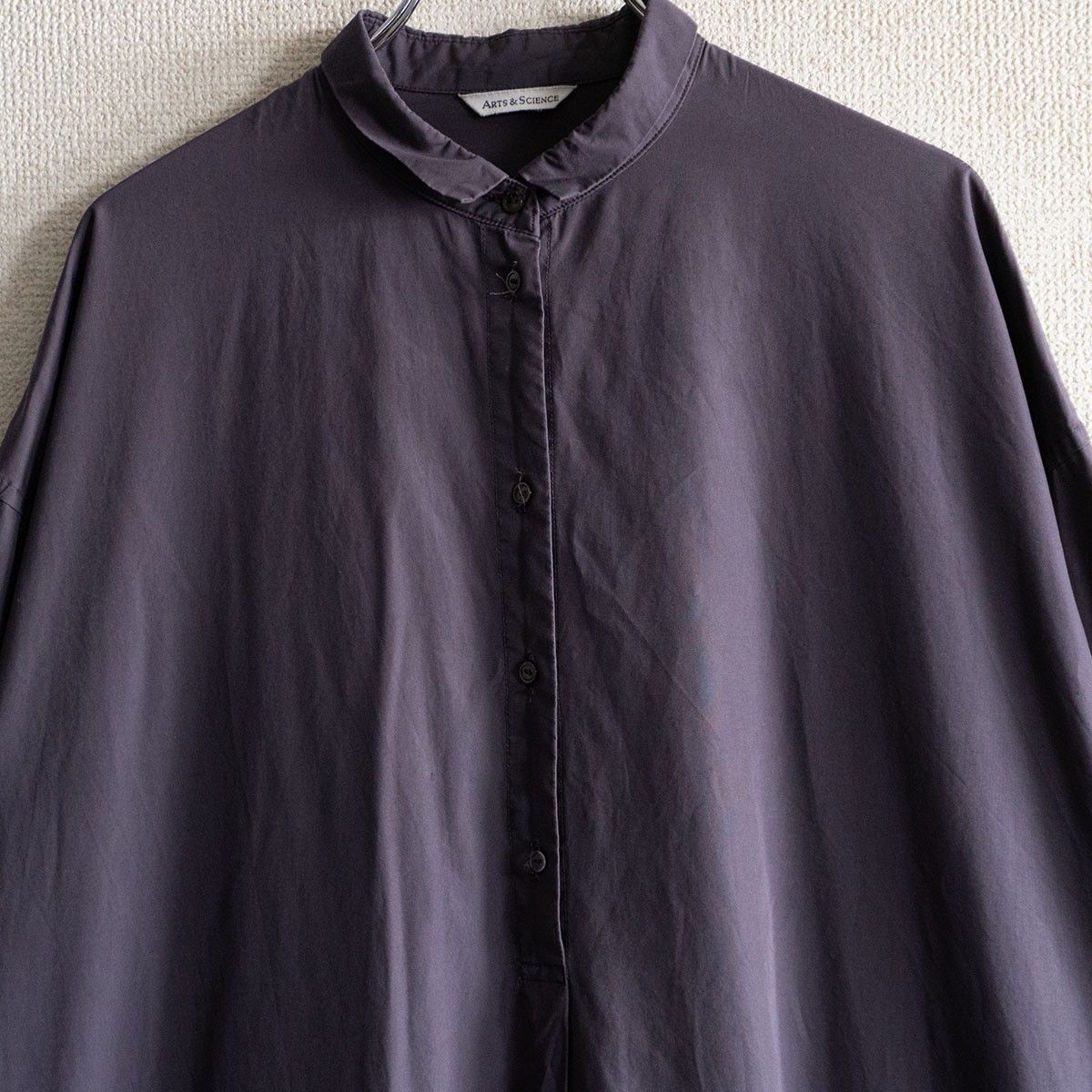 24年モデル】ARTS&SCIENCE 【Small Collar Shirt Dress シャツ