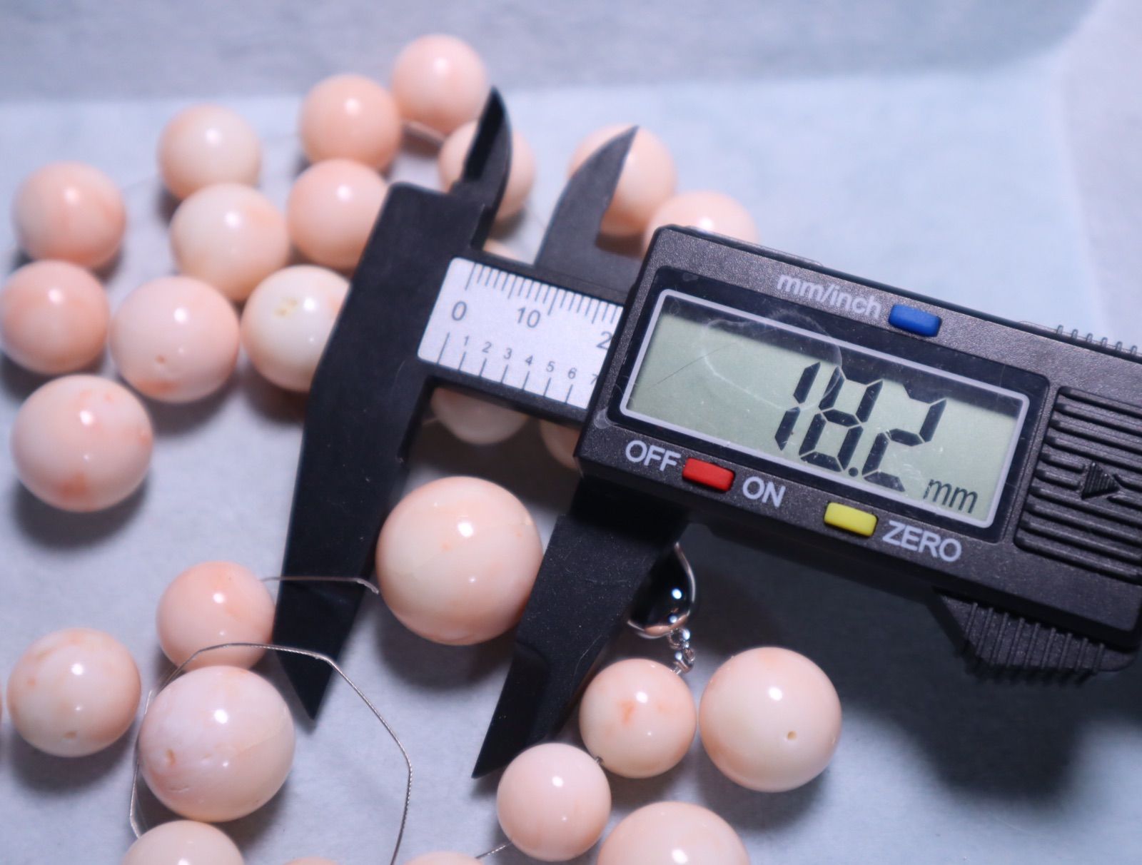 現状品 本珊瑚 ネックレス 糸切れ 11.9〜18.2mm 119g - メルカリ