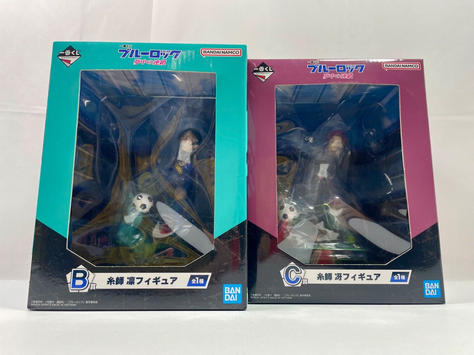 A1932・一番くじ ブルーロック 糸師凛 冴 B賞 C賞 夢中の連鎖