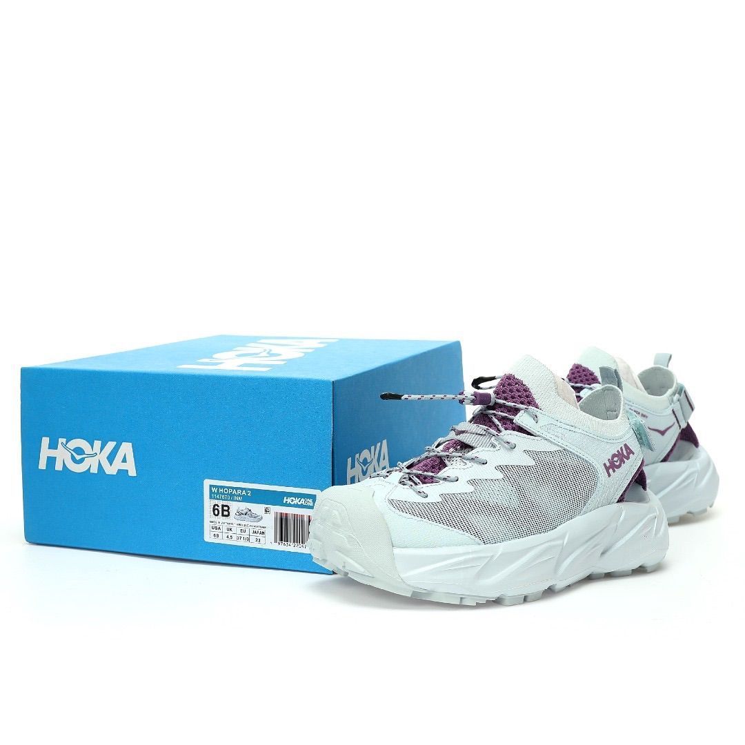 新品HOKA ONE ONE Hopara 2 Sandals ホカオネオネ ホパラ2 ムラサキ - メルカリ