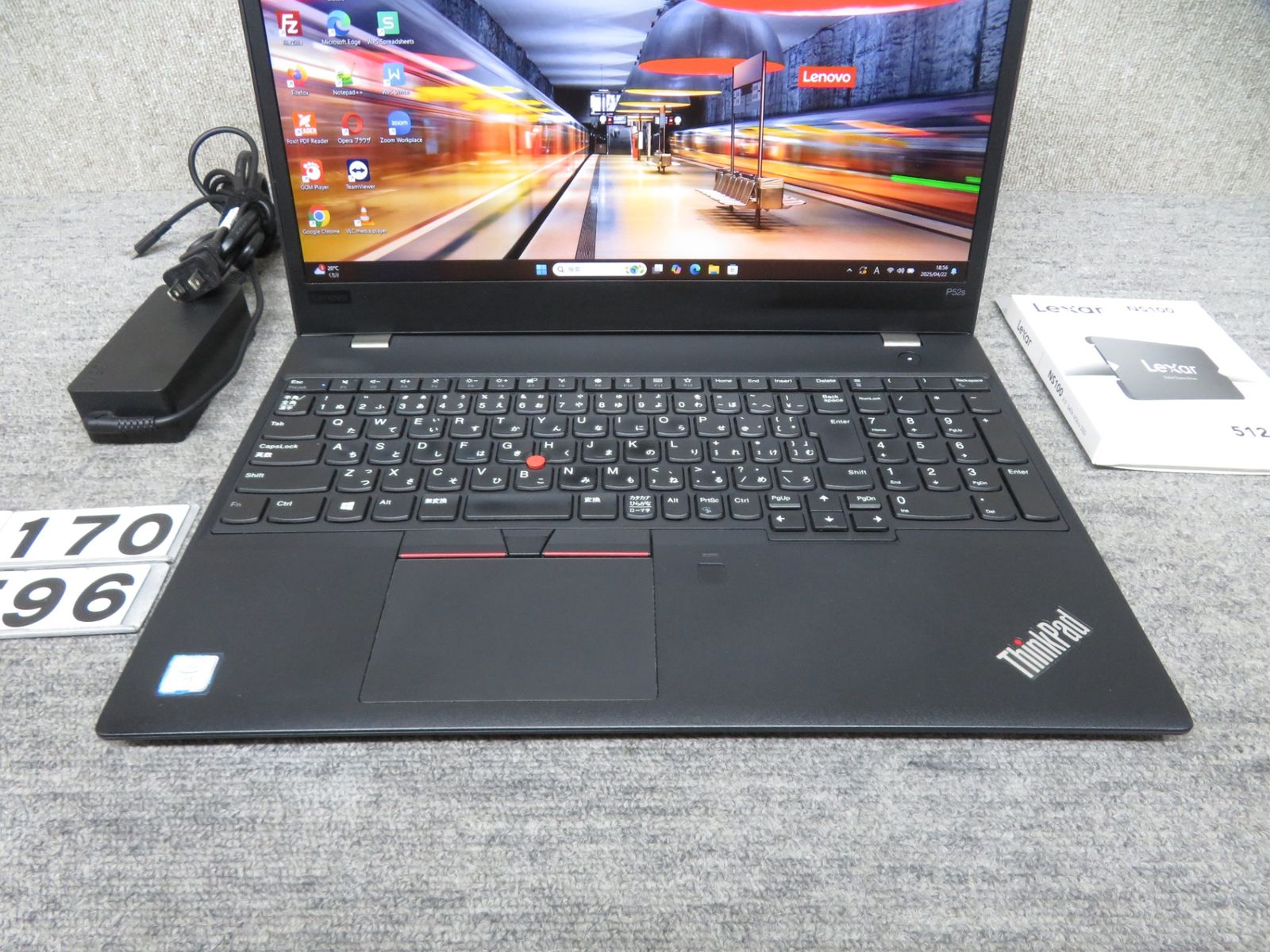 ワークステーション】 Lenovo ThinkPad P52s / 15.6型 / 高速 i7