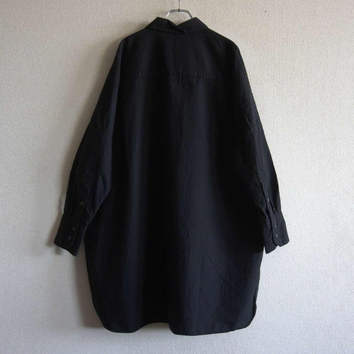 美品】CASEY CASEY【DOUBLE CHEMISE ODEM】S ブラック シャツ