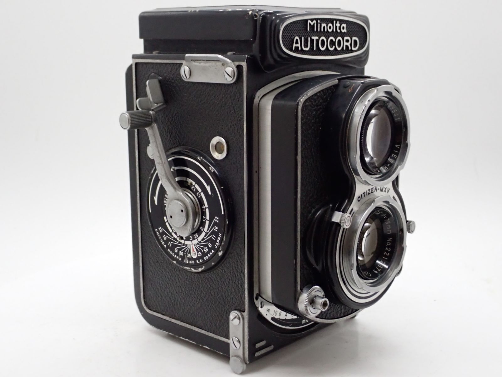 ★極美品★Minolta AUTOCORD CHIYOKO  75mm F3.5 良品 MINOLTA AUTOCORD 初期型 CHIYOKO-ROKKOR 75mm f3.5 VIEW