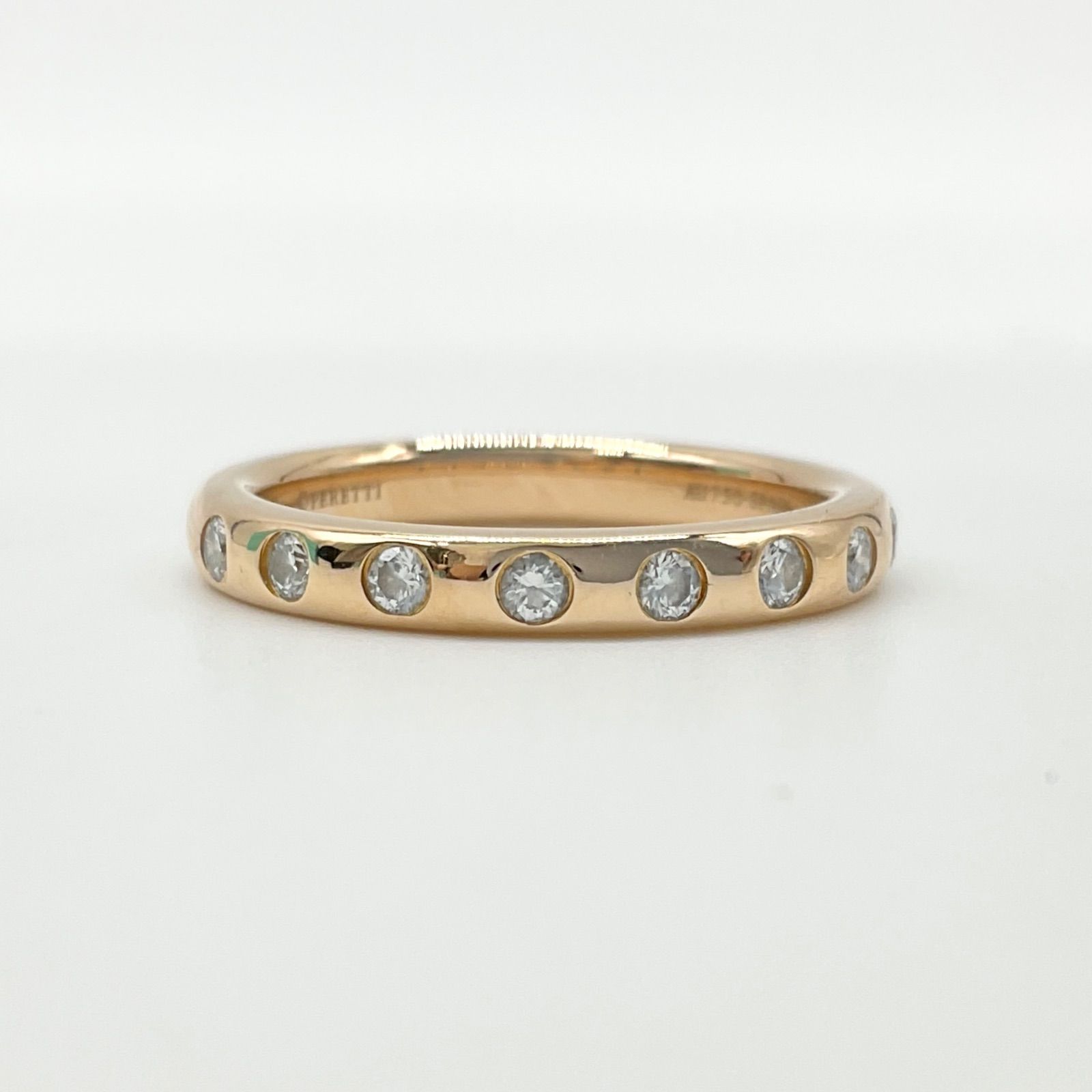 ティファニー スタッキングバンドリング エイトダイヤモンド RG k18