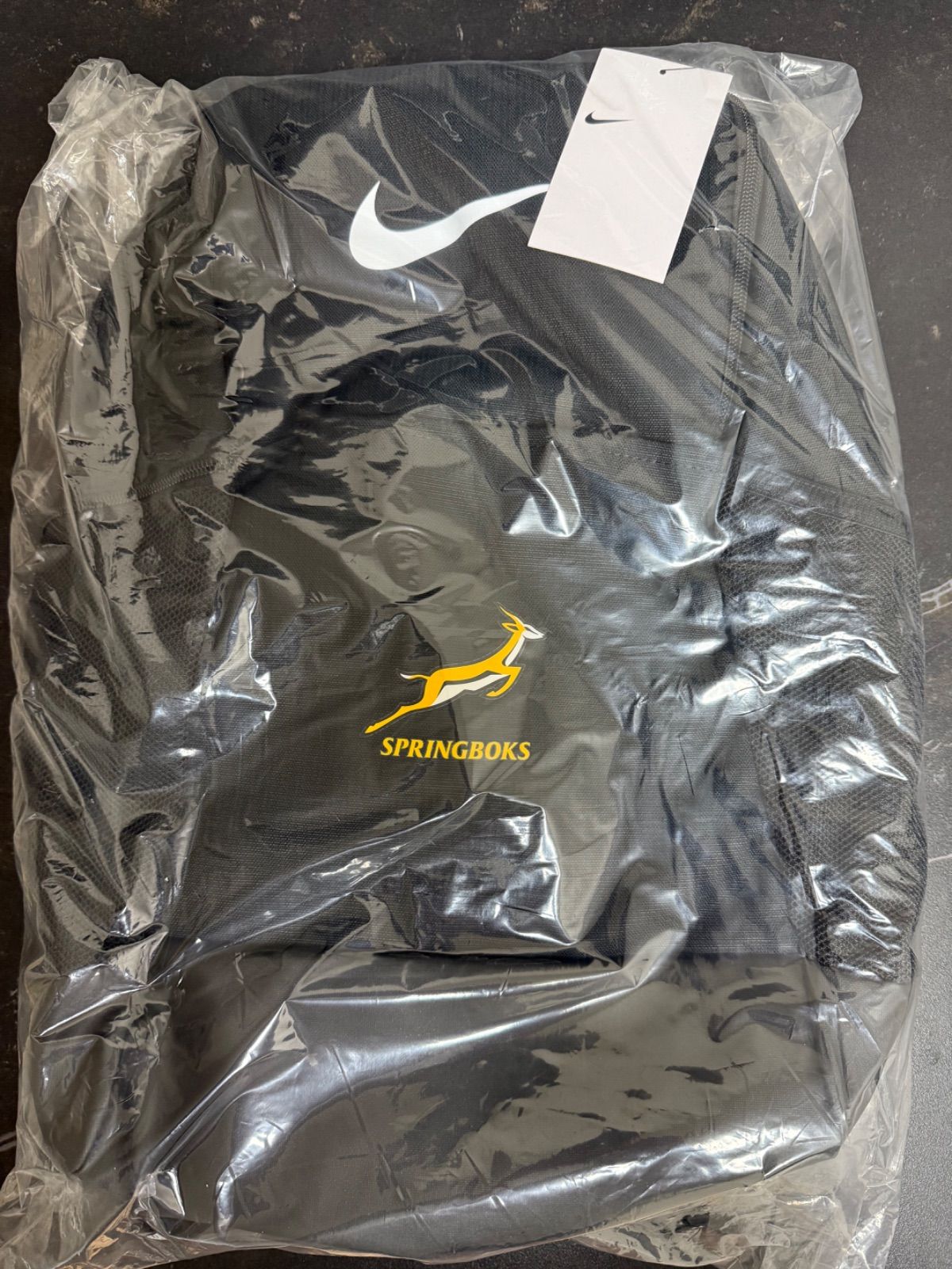 送料無料 匿名配送 ナイキ スプリングボクス バックパック 2025|25 ラグビー 南アフリカ代表 公式モデル 日本未発売 黒 ブラック