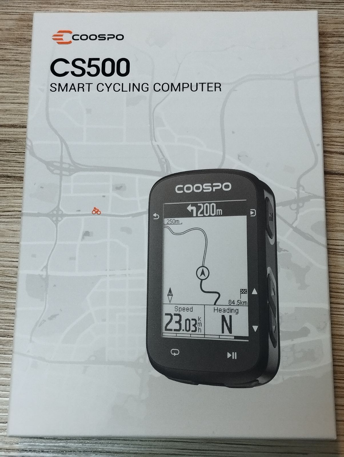 メーカー保証あり COOSPO CS500 サイクルコンピュータ サイコン GPS搭載 自転車 ナビゲーション ロードバイク用 スピードメーター 2.6インチ 無線Bluetooth5.0-ANT ケイデンススピードセンサー＆パワーメーター対応