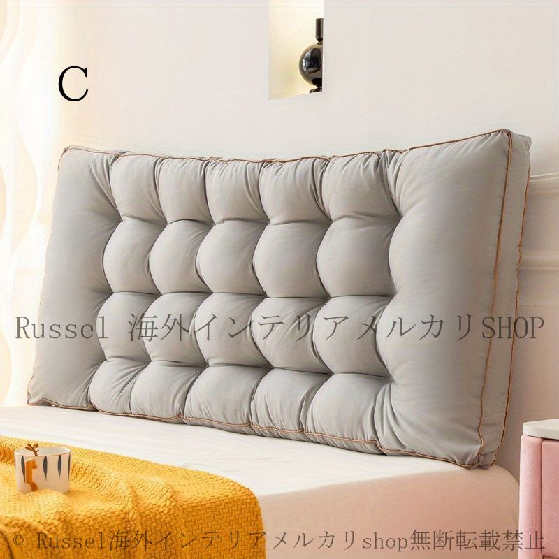 クッション ウェッジ枕ヘッドボード レース付き 取り外し可能 無地 ベッド背もたれ 枕 オフィスピロー ウェッジクッション 読書枕 長方形のヘッドボードウェッジ枕 - 取り外し可能なカバー付きのレース