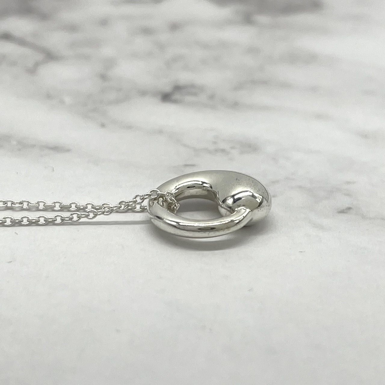ティファニー　エターナルサークル　ネックレス　SV925 美品　正規品 美品 TIFFANY & Co. ティファニー ネックレス エターナル