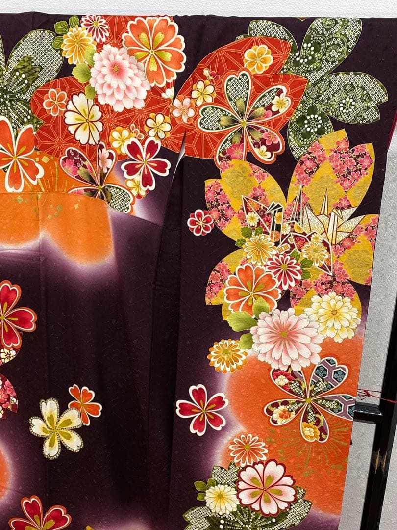 振袖 豪華 銀通し 金彩 紋意匠 身丈169cm 撥水加工済