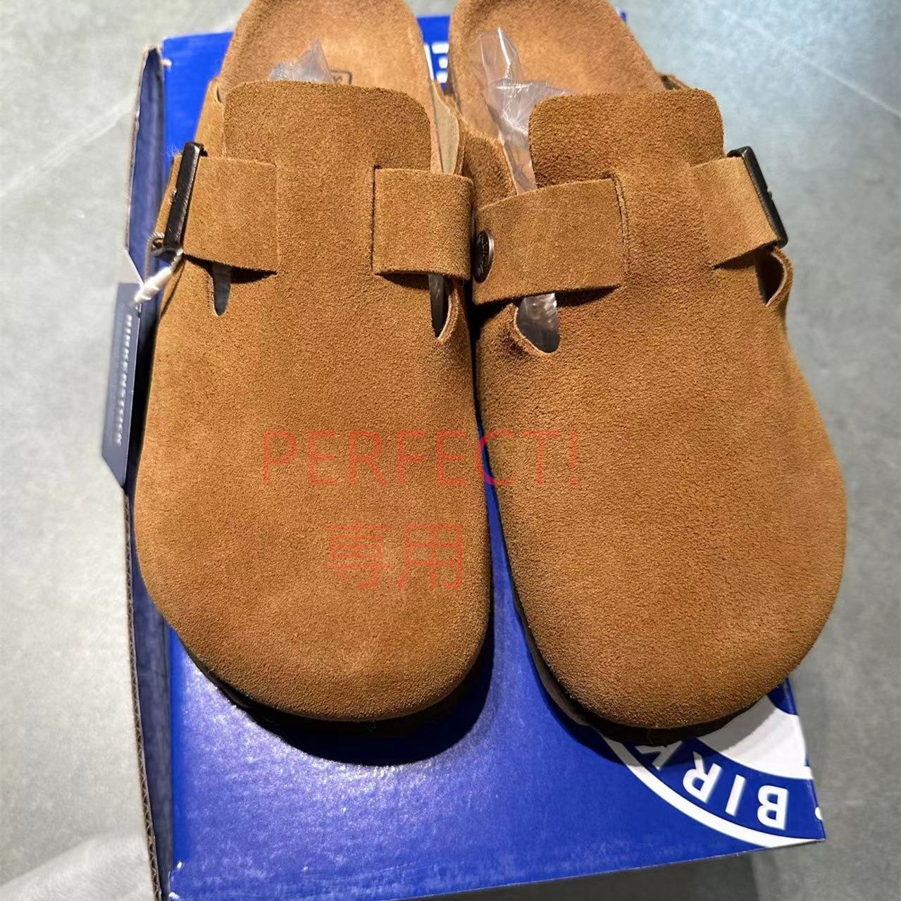 ビルケンシュトック BIRKENSTOCK ボストン レザーサンダル ソフトフットベッド Boston レギュラーフィット スエードミュール  レディース メンズ ビ ルケン シュトック スエード ラウンドトゥ スライドバックル モカ Mink/Mohca - メルカリ