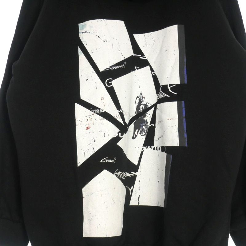 グラウンドワイ GroundY ヨウジヤマモト 21SS Graphic Hoodie by adieu