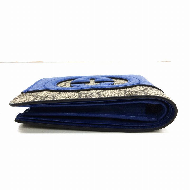 GUCCI グッチ インターロッキングG GGスプリーム 折り財布 701417