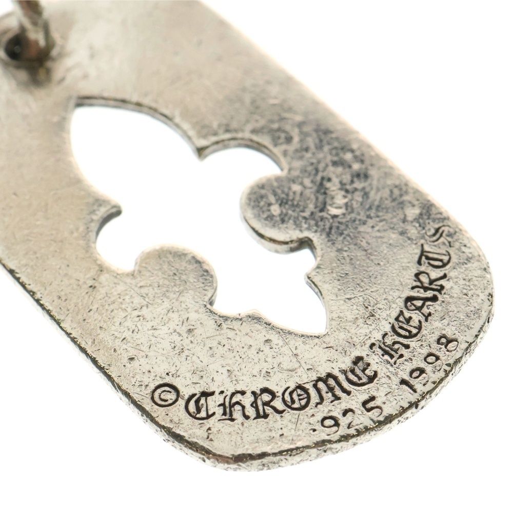 CHROME HEARTS(クロムハーツ)GOD BLESS THE WORLD ゴッドブレスザワールド ドッグタグネックレストップ ペンダント クロムハーツ Chrome Hearts D&frasl;TAG LRG GOD BLESS&frasl;ゴットブレス ラージ