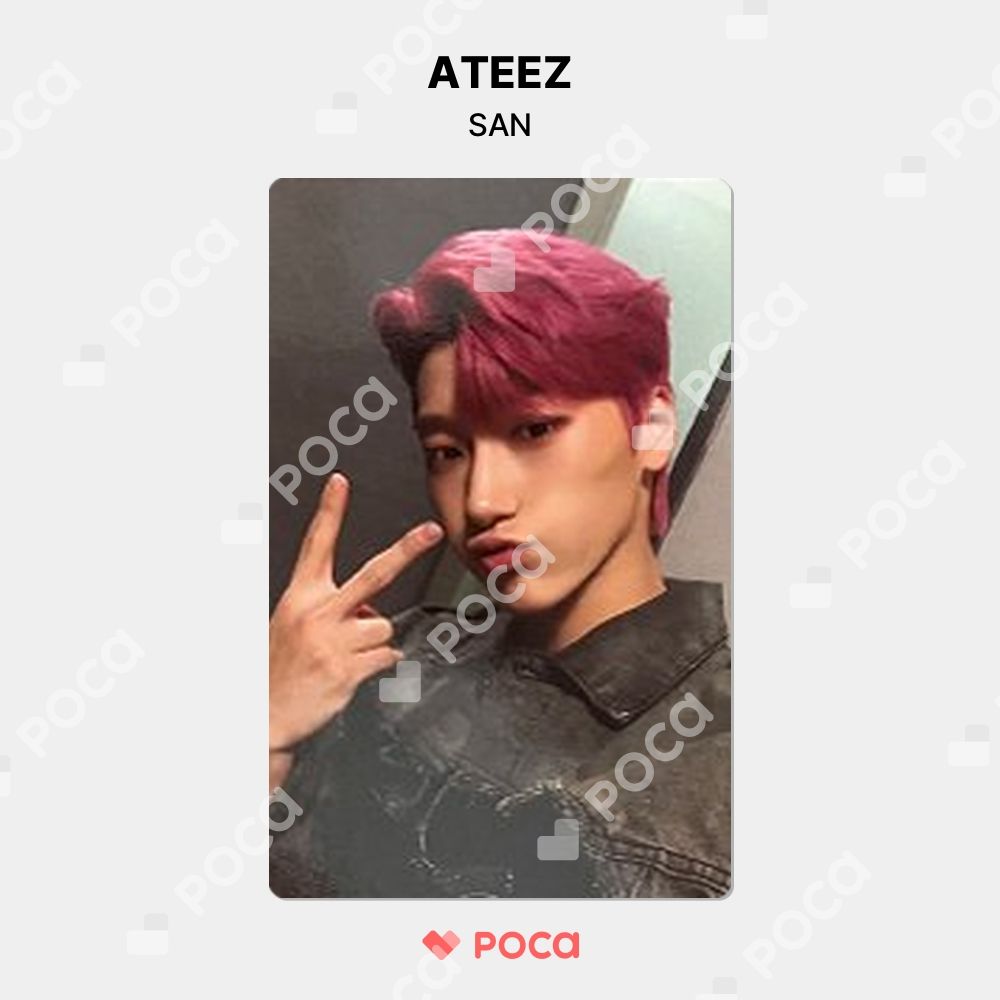 ATEEZ サン トレカ K-POP グッズ ateez エイティーズ SAN サントレカ 風 フォト