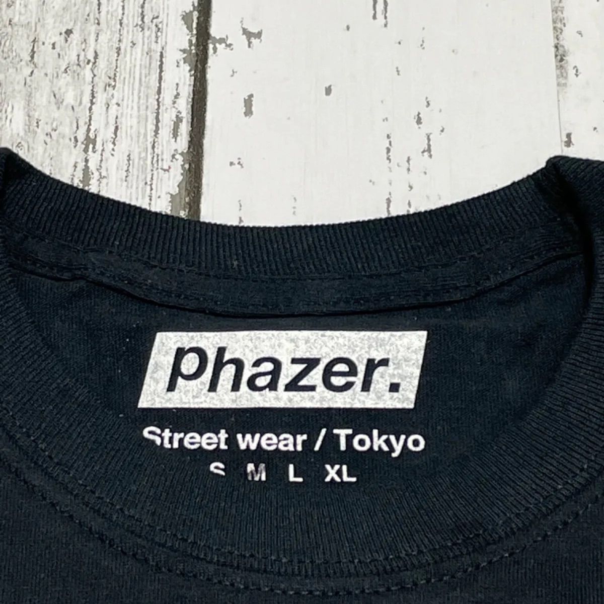 新品未使用 phazer tokyo フェイザー ロンt 長袖 ブラック M