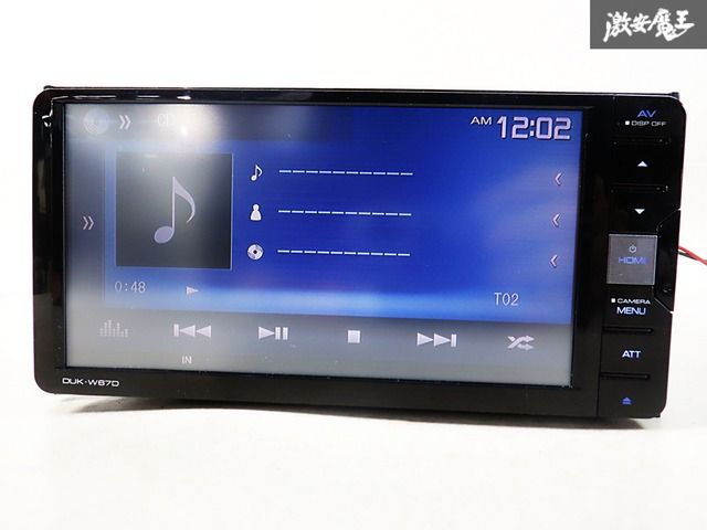ダイハツ純正 カーオーディオ DUK-W67D 2016年製