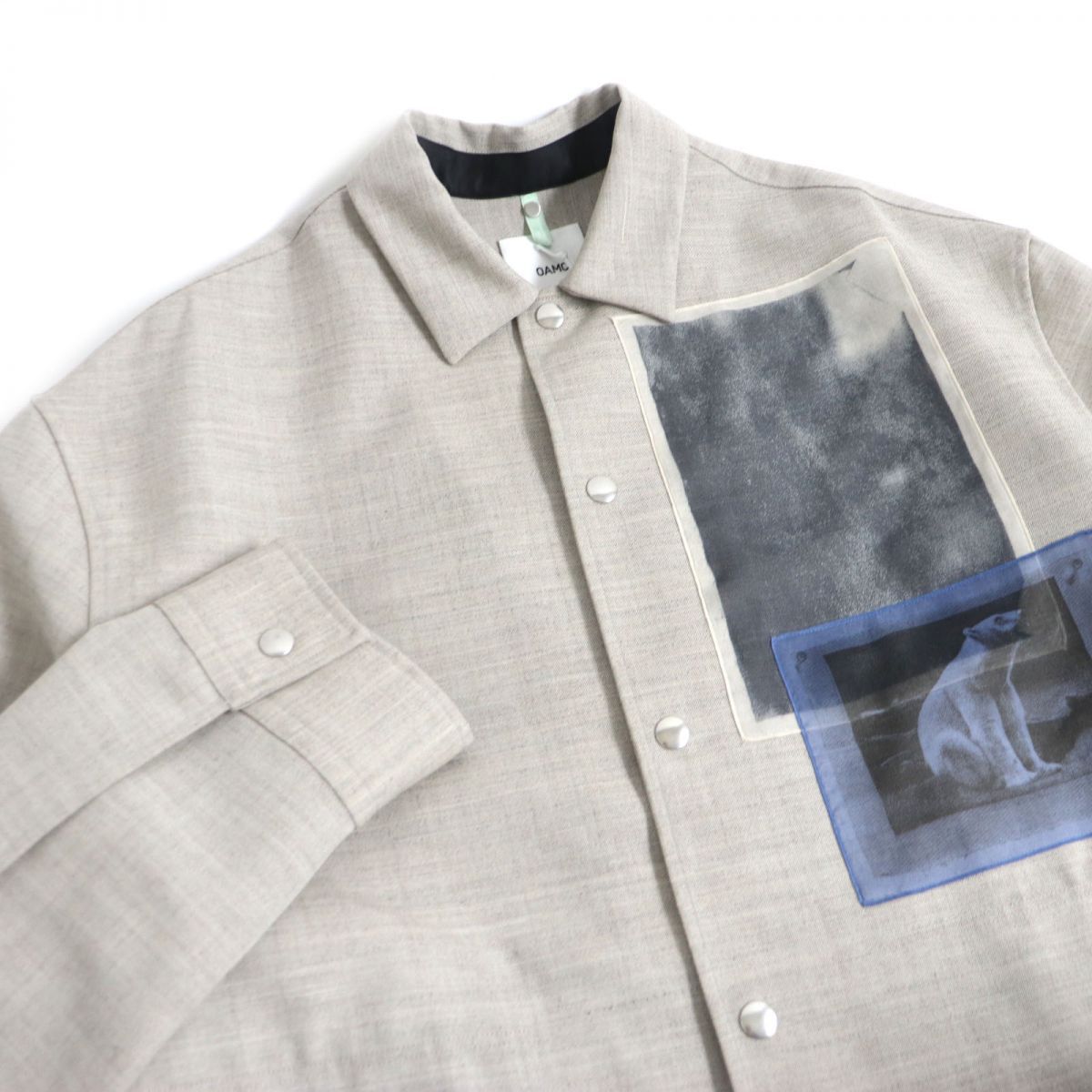 OAMC EXIT OVERSHIRT ダブルジップ オーバーサイズシャツ