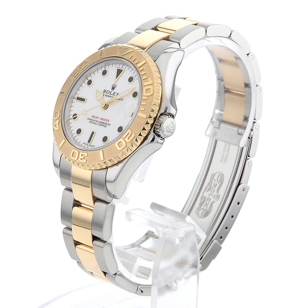 ロレックス ヨットマスター 168623 ホワイト P番 中古 ボーイズ(ユニ
