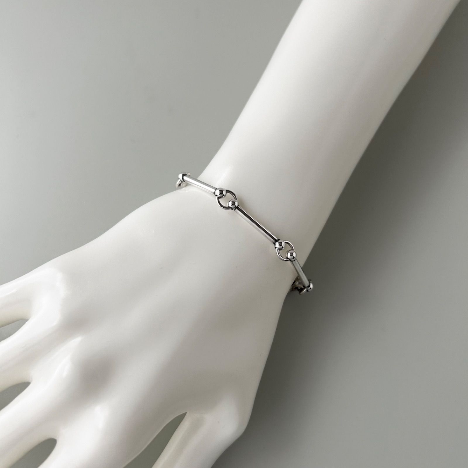 美品 ブレスレット ♯281B ジョージジェンセン/  ジョージジェンセン ブレスレット 281B バー トグル