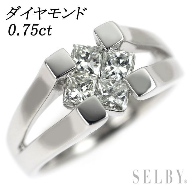 Pt900 ダイヤモンド リング 0.75ct ミステリーセッティング - www.port