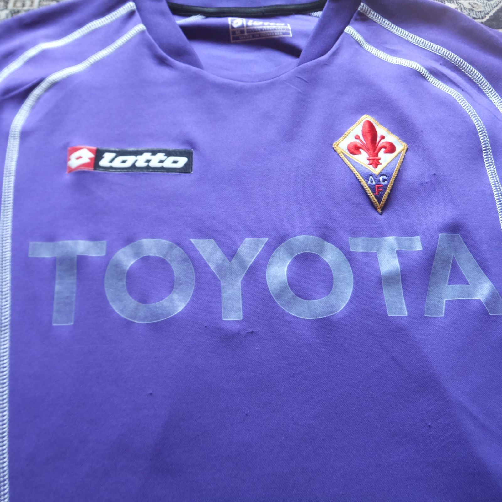 正規品★92-93★フィオレンティーナ★lotto★サッカーユニフォーム★90s 07-08 lotto製 フィオレンティーナ ユニホーム 92-93 ACFフィオレン