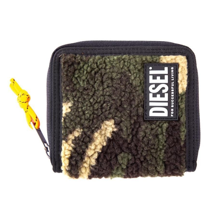 ⭐︎新品未使用⭐︎DIESEL ボア　二つ折　迷彩　財布 ☆数量限定SALE☆人気☆DIESEL 二つ折り財布 カモフラ柄 ボア