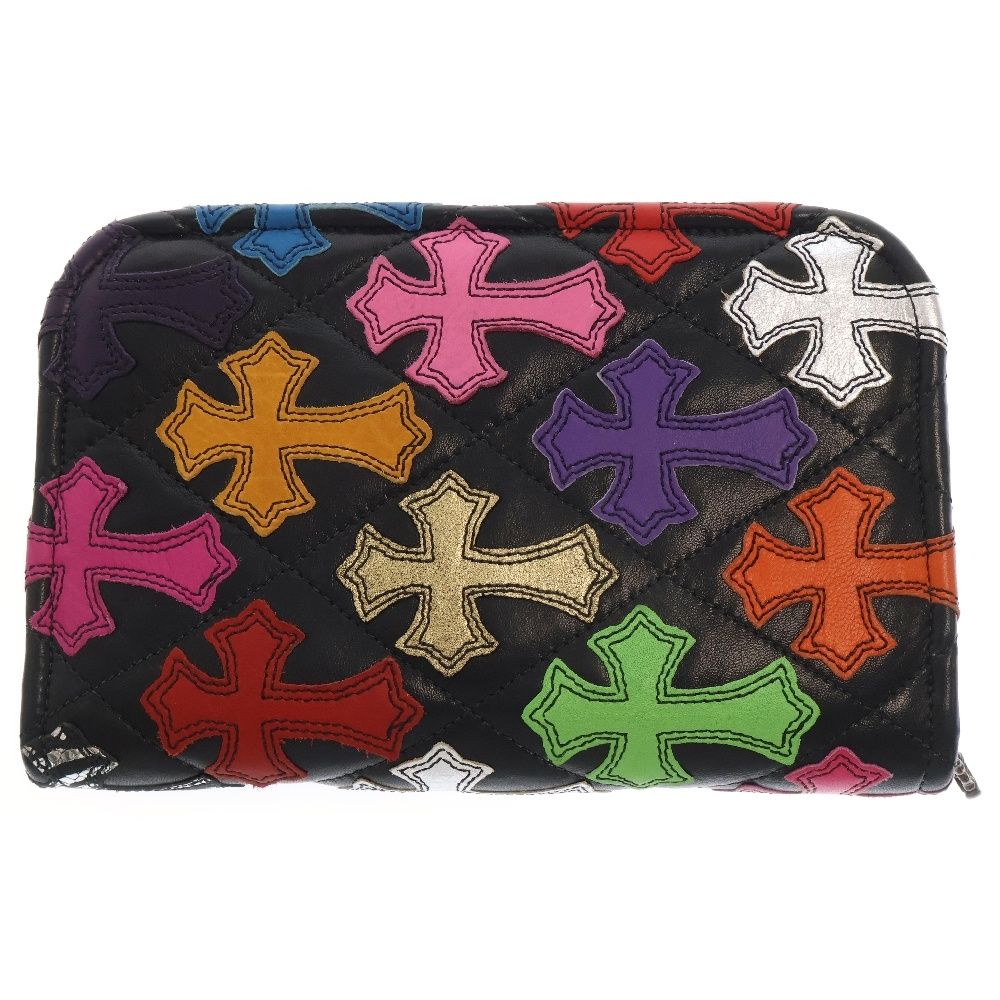 クロムハーツ ジップ オーガナイザー セメタリークロスパッチ キルティング CHROME HEARTS クロムハーツ ZIP ORGANIZER QUILTED