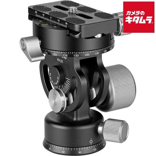 レオフォト VH-20 QP-70 一脚用雲台 プレート付属 納期約１－２週間