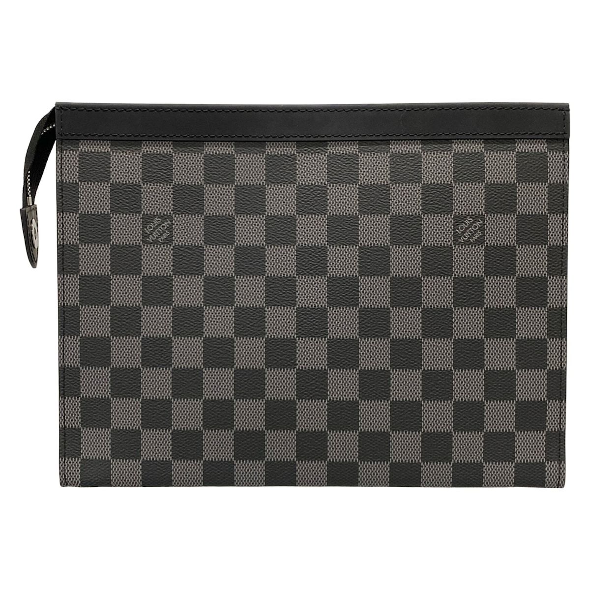 LOUIS VUITTON ルイヴィトン クラッチバッグ ダミエグラフィット ポシェットヴォワヤージュMM N41696 ダミエグラフィット