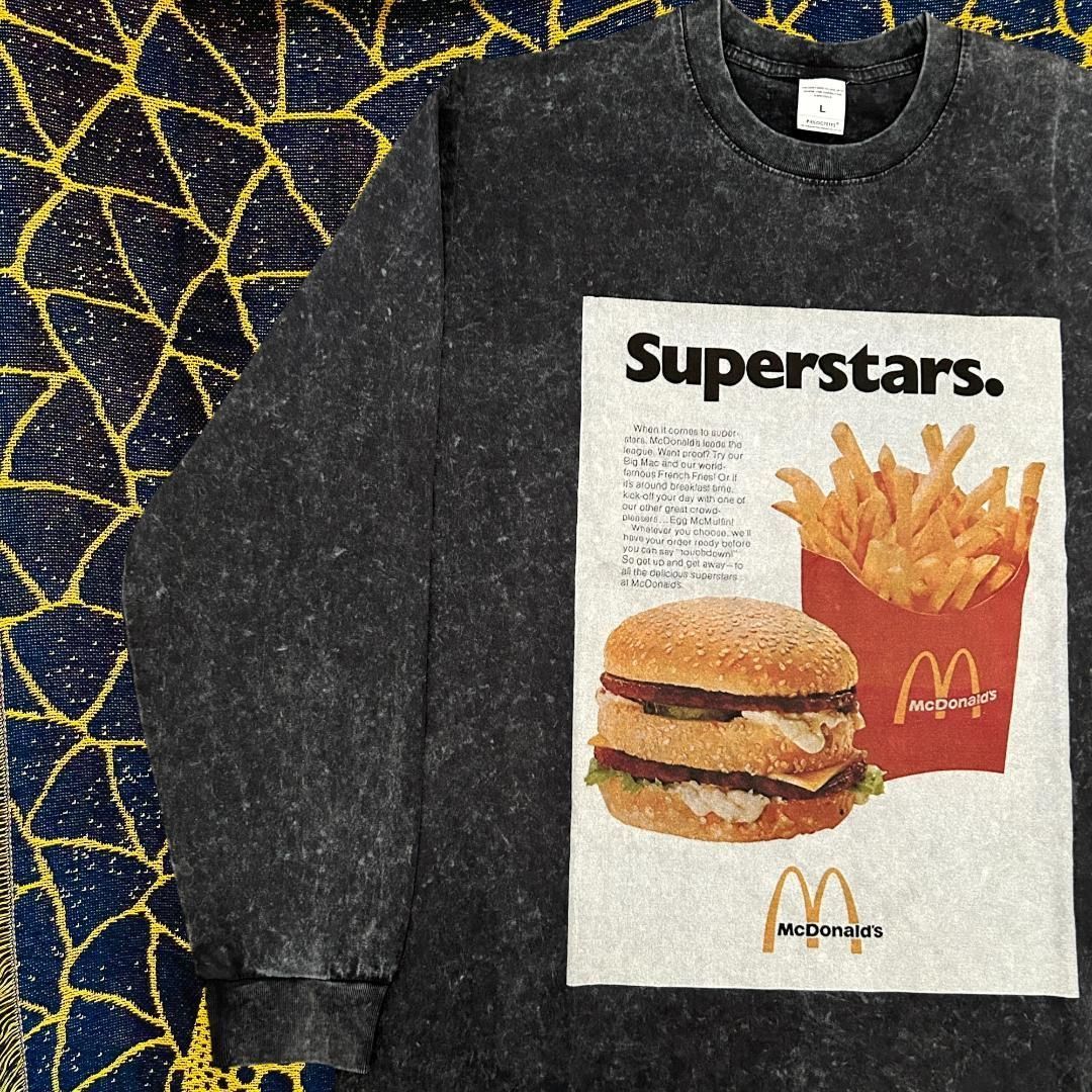 ドナルドマクドナルド ケミカルウォッシュ Tシャツ 半袖 メンズ