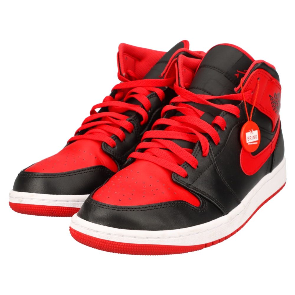 NIKE (ナイキ) AIR JORDAN 1 MID BRED TOE DQ8426-060 エアジョーダン1