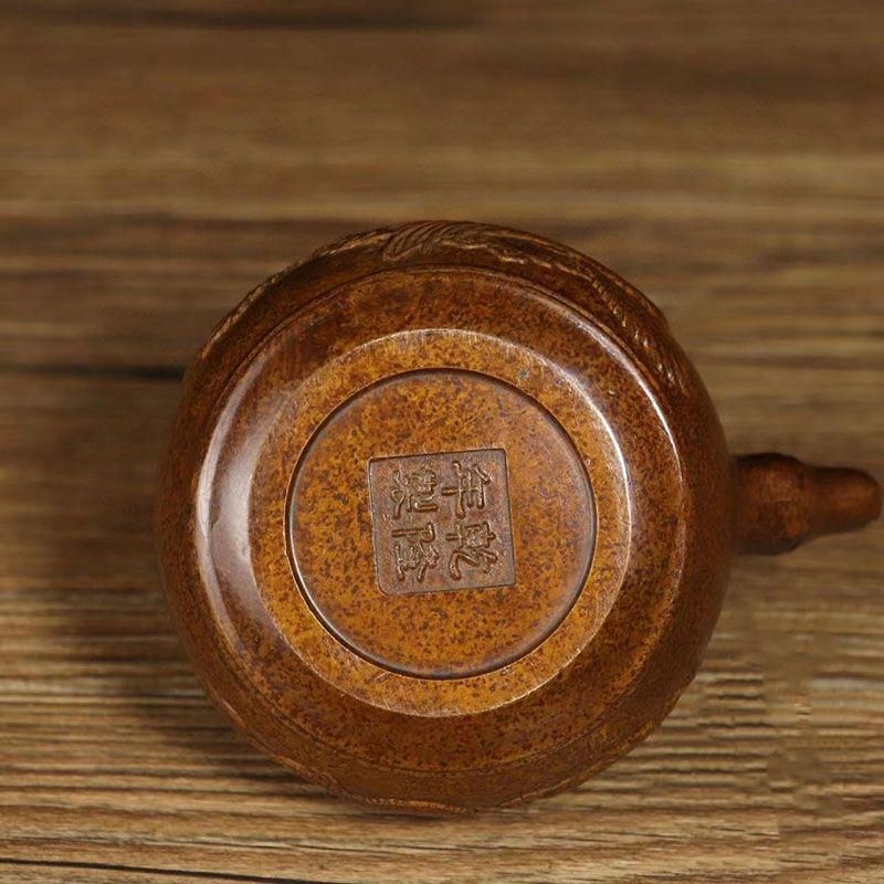 龍鳳提梁壺 茶壺 酒壺 銅壺 工芸物 置物 銅製 龍鳳提梁茶壺 茶道具 龍鳳提梁壺 茶壺 酒壺 銅壺 工芸物 置物 銅製 龍鳳提梁茶壺 茶道具