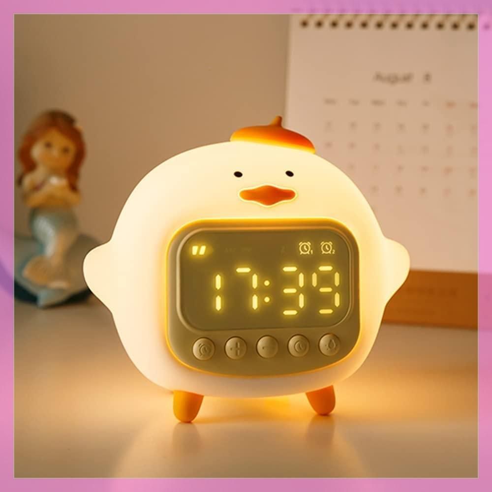 Ｊｕｎｅｒｏｓｅ アヒル ランプ ナイトライト 間接照明 枕元 寝室夜間 授乳用 目に優しい テーブルライト タイマー設定 タッチセンサー USB充電 暖光 室内照明用 省エネ 雰囲気作り カワイイ