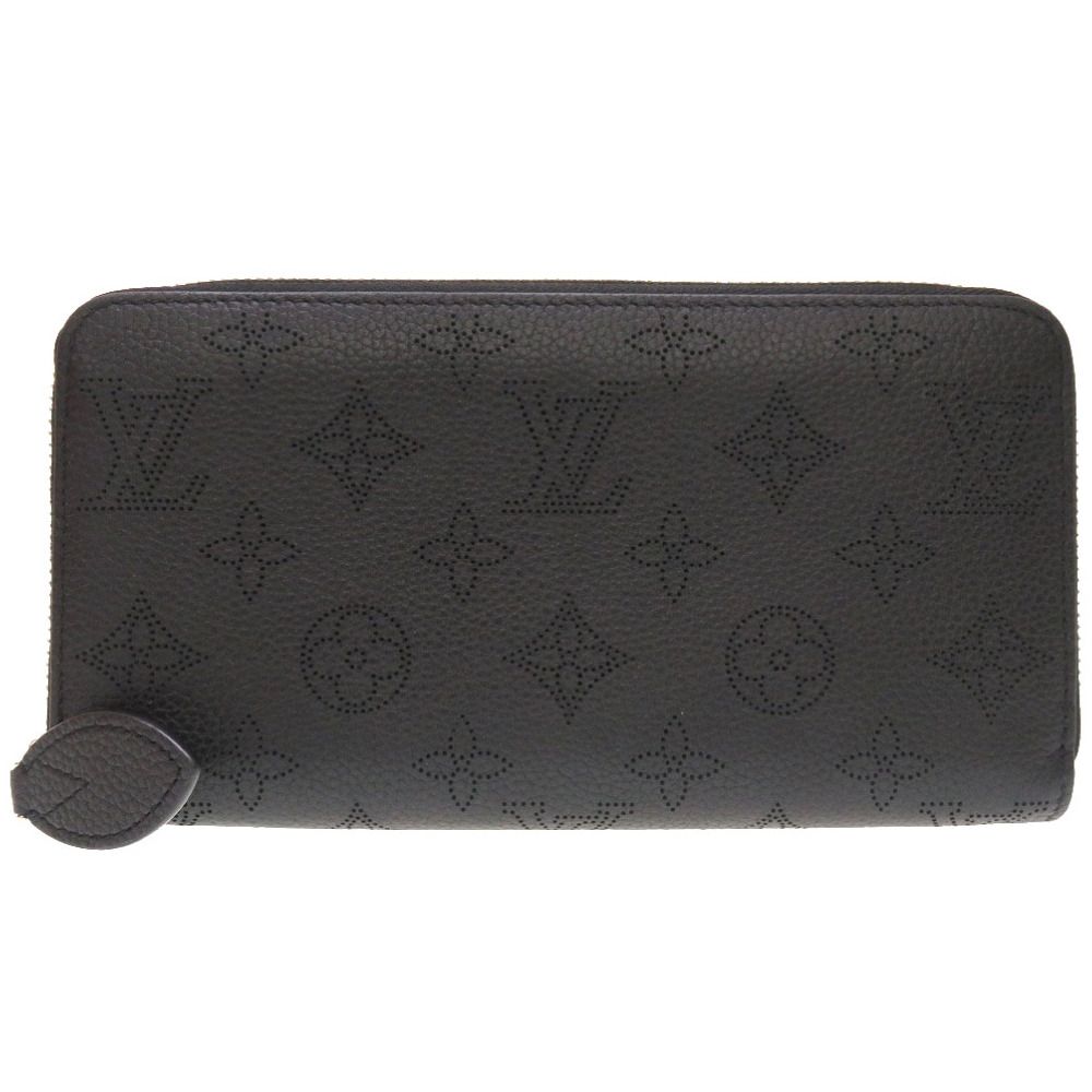 ICタグ 美品✨ルイヴィトン モノグラムマヒナ ジッピーウォレット ノワール 極上美品】ルイヴィトン LOUIS VUITTON モノグラム マヒナ