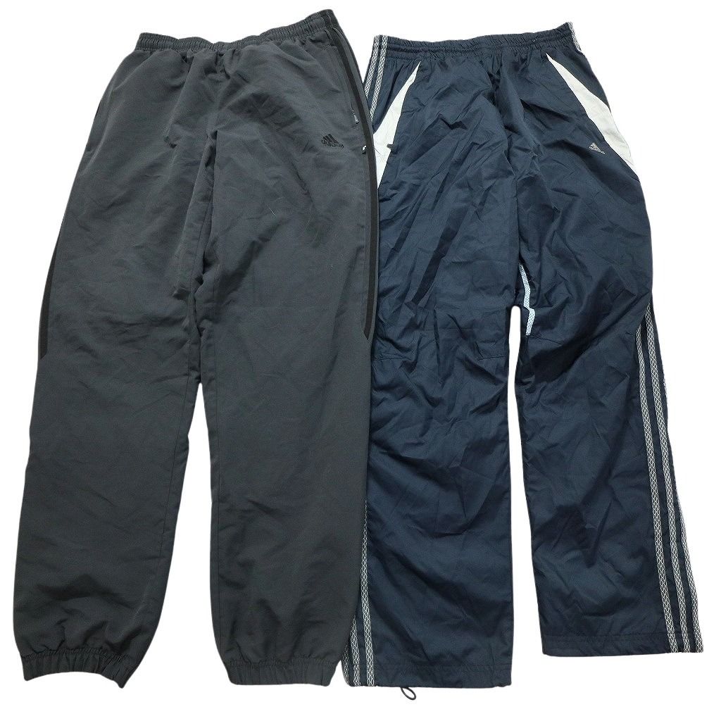 古着卸 アディダス adidas ウインドブレーカー パンツ 8枚セット メンズ S M サイドジップ ローコード 古着 NC0891