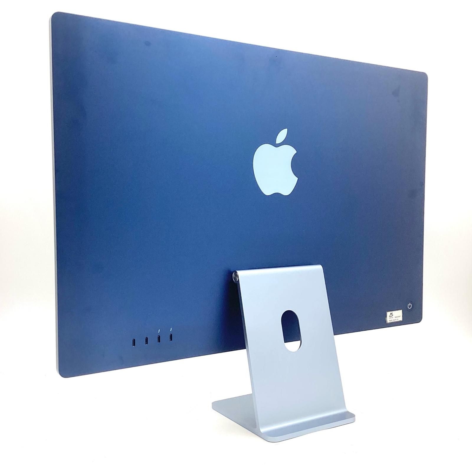 美品 iMac 24インチ M1 8コア 256GB ブルー - メルカリ