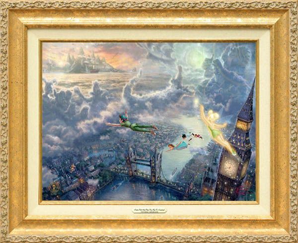 童話シリーズ ピーターパンよりティンカーベル 手描きイラスト 552