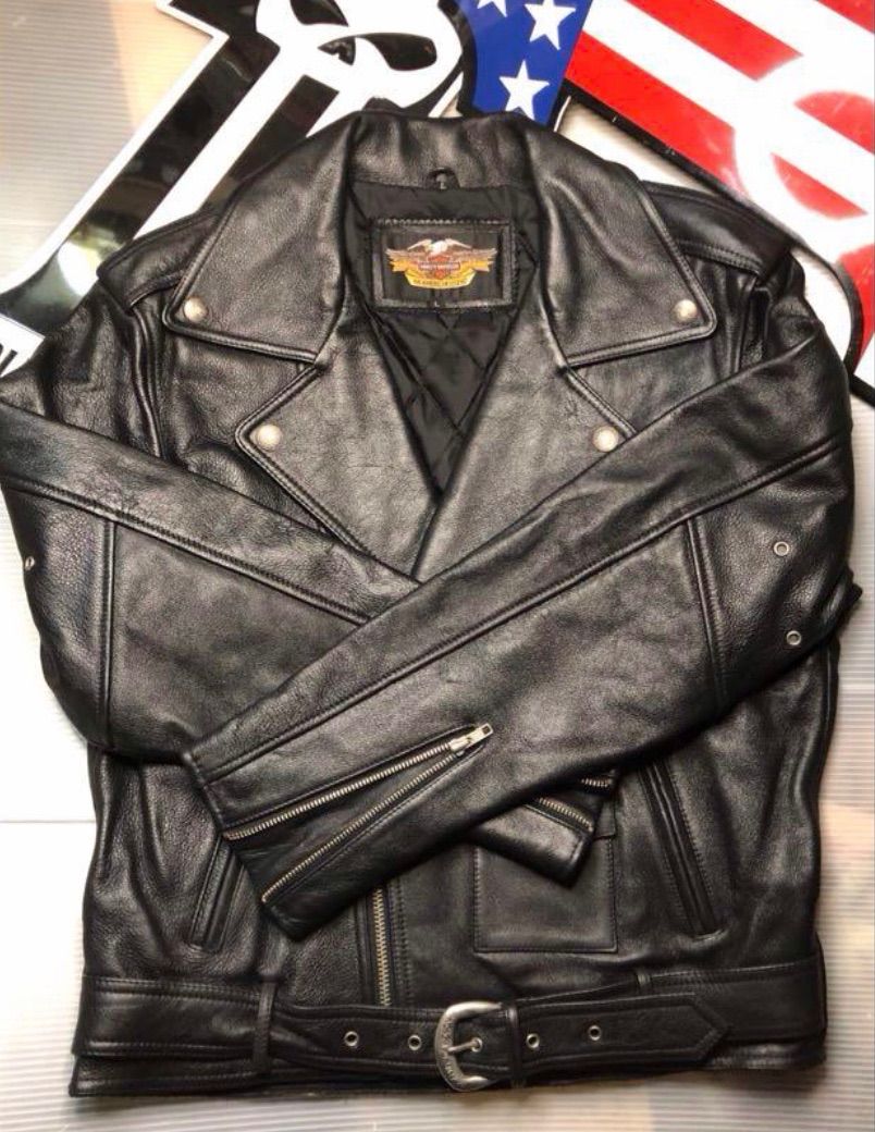 H-D純正の本革製ジャケット