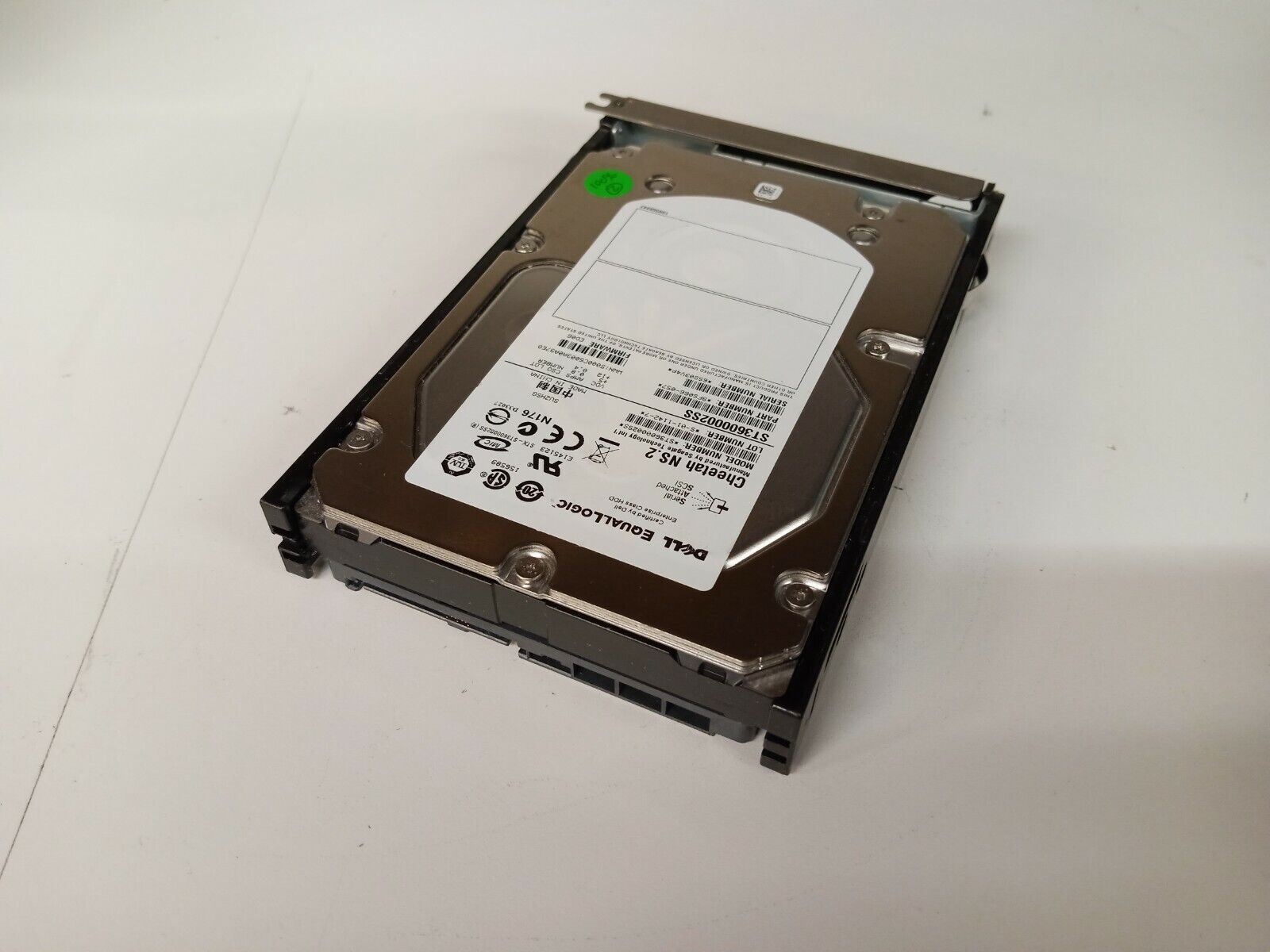 Dell Seagate NS.2 ST3600002SS 0R752K 600GB 10K 6Gb/s SAS 3.5インチ サーバー ハードドライブ